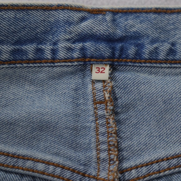 Levi's Women Light Wash Blue Denim Front Slit Maxi Skirt Size 32 NWT - Picture 7 of 12